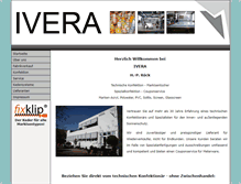 Tablet Screenshot of ivera.eu